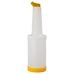 save and pour professional quart lid yellow front view