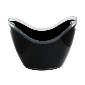 8 Litre Plastic Wine/Champagne Cooler - Black
