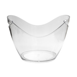 8 Litre Plastic Wine/Champagne Cooler - Clear