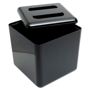 Square Ice Bucket – Black