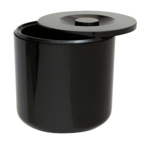 Round Ice Bucket – Black