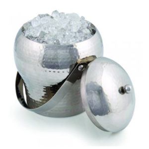 Taille Ice Bucket Hammered Finish