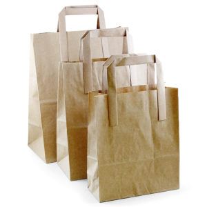 Small Brown Takeaway Carrier 7x10.5x9" x 250