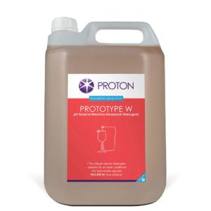 W PH Neutral Glasswash Detergent 5L